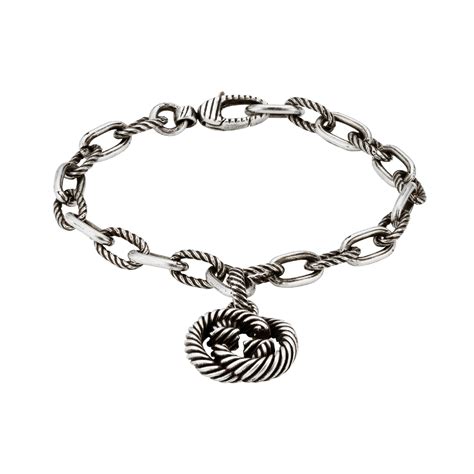 gucci bangle interlocking g gold|interlocking g silver groumette bracelet.